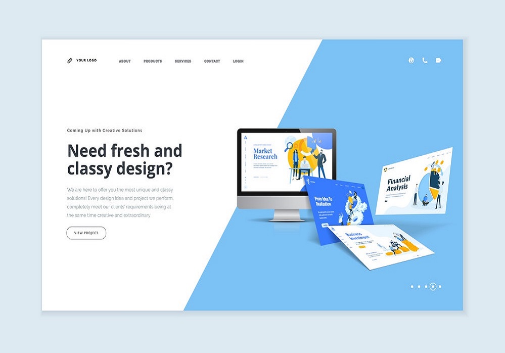 Website template